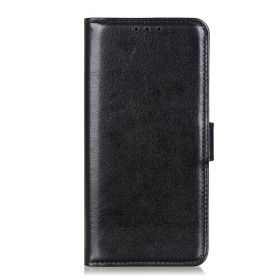 Casecentive Coque Portefeuille en Cuir Galaxy A51 Noir