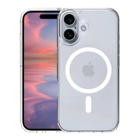 Casecentive Coque Silicone MagSafe iPhone 16 transparent