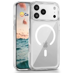Coque en silicone transparente Casecentive MagSafe pour iPhone 18 Pro
