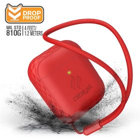 Catalyst Coque avec Lanière pour AirPods 1 / AirPods 2 - Rouge Feu