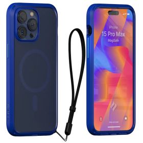 Catalyst Coque Influence Compatible MagSafe pour iPhone 15 Pro Max - Bleu Atlantique