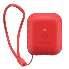 Catalyst Coque avec Lanière pour AirPods 1 / AirPods 2 - Rouge Feu