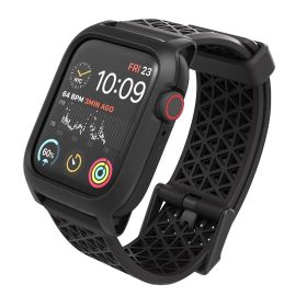 Catalyst Bracelet de Sport avec Boucle pour Apple Watch 42/44/45mm - Noir Furtif