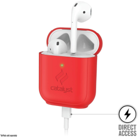 Catalyst Coque Standing pour AirPods 1 / AirPods 2 - Rouge Feu