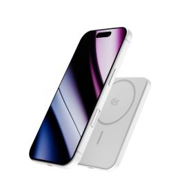Epico UltraPack Portable Wireless Magnetic Power Bank Ultra-thin 8.3 mm 5000mAh Silver