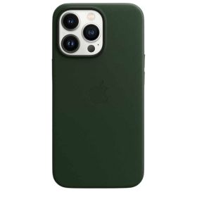 Apple Coque en Silicone MagSafe pour iPhone 13 Pro - Vert Sequoia