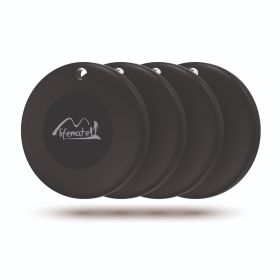 Lifemate Life Tag Duo - Localizador de objetos compatible con iOS o Android, Paquete de 4 unidades