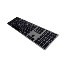  Matias - Clavier sans fil AZERTY pour MacBook - gris métallisé