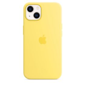 Apple Coque Silicone MagSafe iPhone 13 Lemon Zest