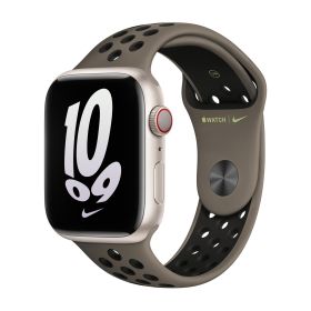 Apple Nike Sport Bracelet Apple Watch 38 mm / 40 mm / 41 mm Gris Olive / Noir