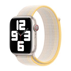 Apple Bracelet Sport Loop Apple Watch 38 mm / 40 mm / 41 mm Lumière Stellaire