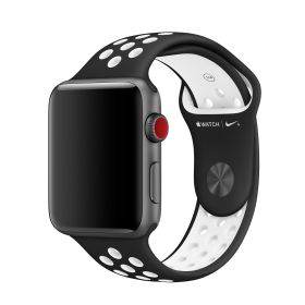 Apple Nike Bracelet Sport Apple Watch 38 mm / 40 mm / 41 mm Noir / Blanc