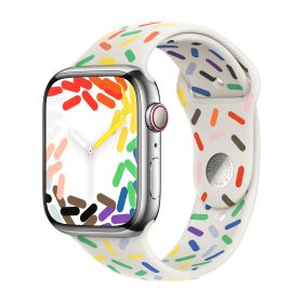 Apple Bracelet Sport Apple Watch 42 mm / 44 mm / 45 mm / 49 mm Édition Fierté S/M