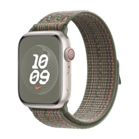 Apple Nike Bracelet Sport Loop Apple Watch 42 mm / 44 mm / 45 mm / 49 mm Séquoia / Orange
