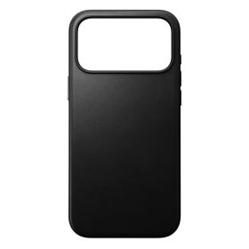 Coque en Cuir Moderne Nomad iPhone 17 Pro Max - Noir