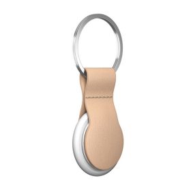 Nomad -  Coque porte-clés pour AirTag en cuir - Beige