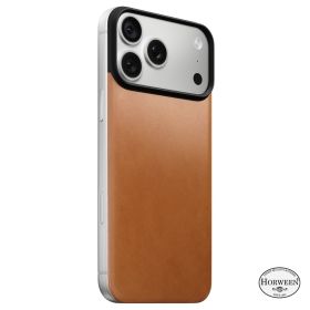 Nomad Dos Magnétique en Cuir Horween MagSafe iPhone 18 Pro Max Saddle