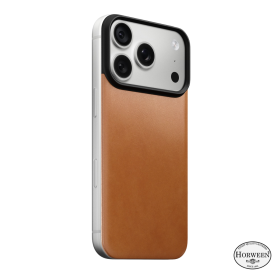 Nomad Dos Magnétique en Cuir Horween MagSafe iPhone 18 Pro Saddle