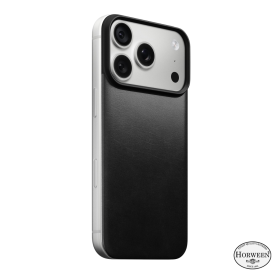 Nomad Dos Magnétique en Cuir Horween MagSafe iPhone 18 Pro Noir