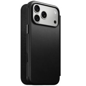Nomad Modern Camino Coque Folio en Cuir iPhone 18 Pro Max Noire