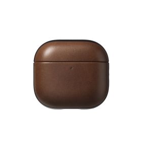 Nomad Coque en Cuir Moderne AirPods 4 Marron