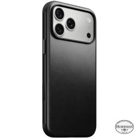 Nomad Coque Modern en Cuir Horween iPhone 18 Pro Max Noire