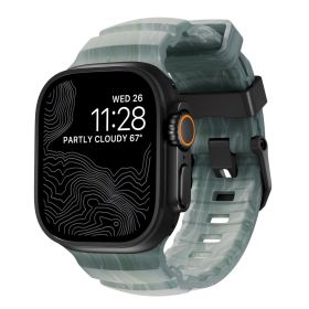 Bracelet Nomad Rocky Point Apple Watch (Ultra) 42mm / 44mm / 45mm / 46mm / 49mm Connecteur Sierra Stone Noir