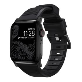 Nomad - Bracelet sport pour Apple Watch 42mm / 44mm / 45mm / 49mm - Noir / Noir