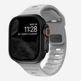 Nomad - Bracelet sport pour Apple Watch 38 / 40 mm - Gris / Noir