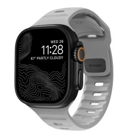 Nomad - Bracelet sport pour Apple Watch 38 / 40 mm - Gris / Noir
