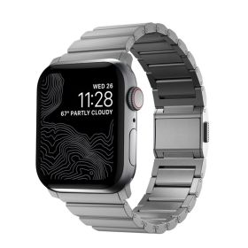 Nomad Strap Titanium V3 Apple Watch 42 / 44 / 45 / 49mm Naturel