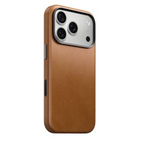 Nomad Traditional Camino Coque en Cuir iPhone 18 Pro English Tan