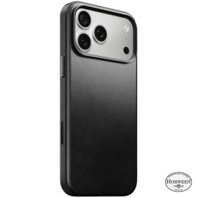 Nomad Coque Traditional en Cuir Horween iPhone 18 Pro Noire