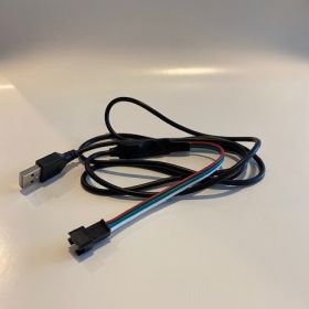 Ranqer Câble d’alimentation RGB vers USB avec prise Premier Modèle V1 noir