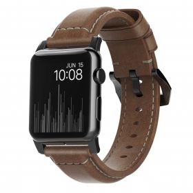 Nomad Traditionnel Bracelet en cuir Apple Watch 42mm / 44mm / 45mm / 49mm Marron