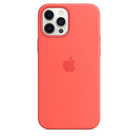 Apple - Coque en Silicon MagSafe iPhone 12 Pro Max - Pomelo Rose