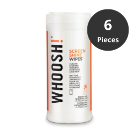 WHOOSH! Lingettes Nettoyantes Screen Shine Wipes (Bidon de 70 - Boîte de vente 6 pièces)