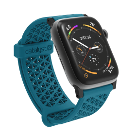 Catalyst Bracelet de Sport avec Boucle pour Apple Watch 42/44/45mm - Bleu Glacier