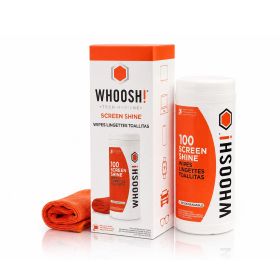 WHOOSH! Lingettes Nettoyantes Screen Shine Wipes (Boîte de 100)