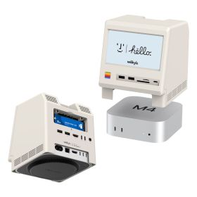 Station d'accueil rétro Wokyis M5 Mac Mini M4/M4 Pro 10Gbps