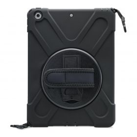 Xccess Coque Survivor pour Apple iPad 10,2" 2019 / 2020 / 2021 – Noire (sans protection d’écran)
