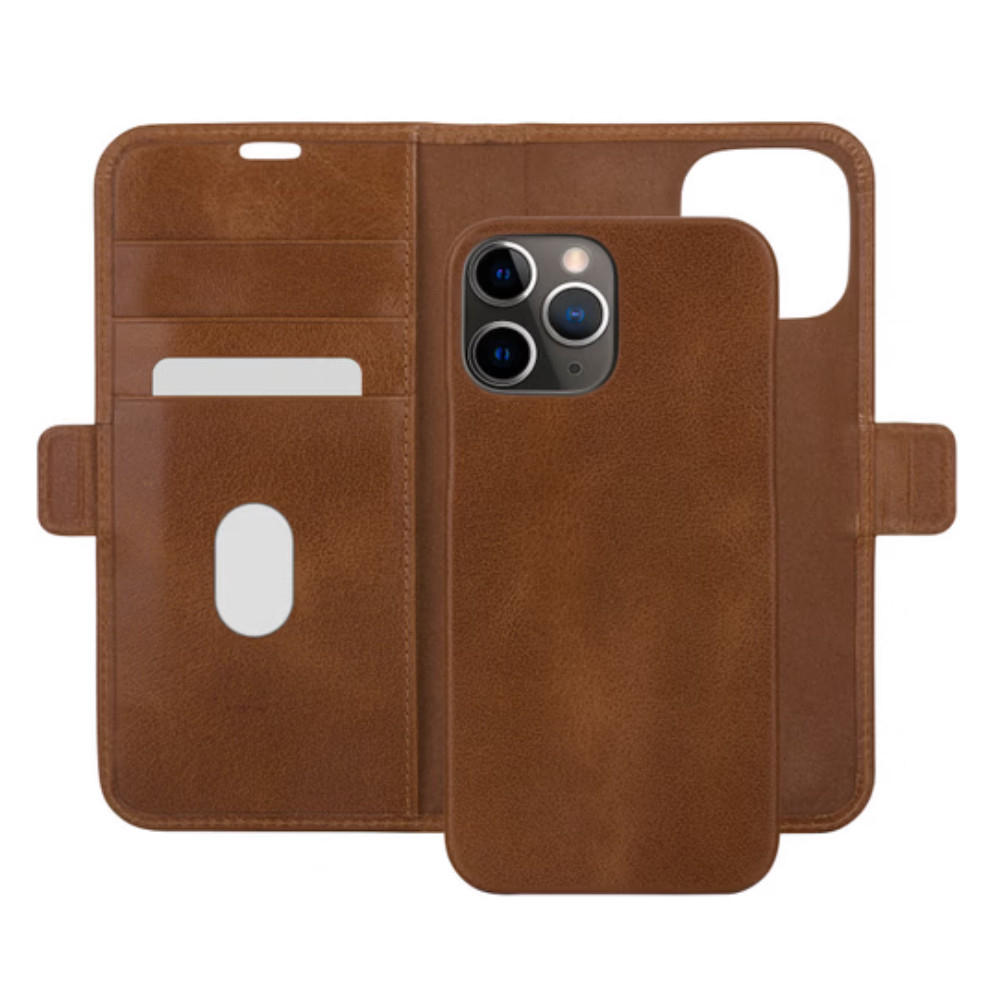 Folio 2 en 1 iPhone 14 Lynge en Cuir Tan DBramante1928 - Neuf