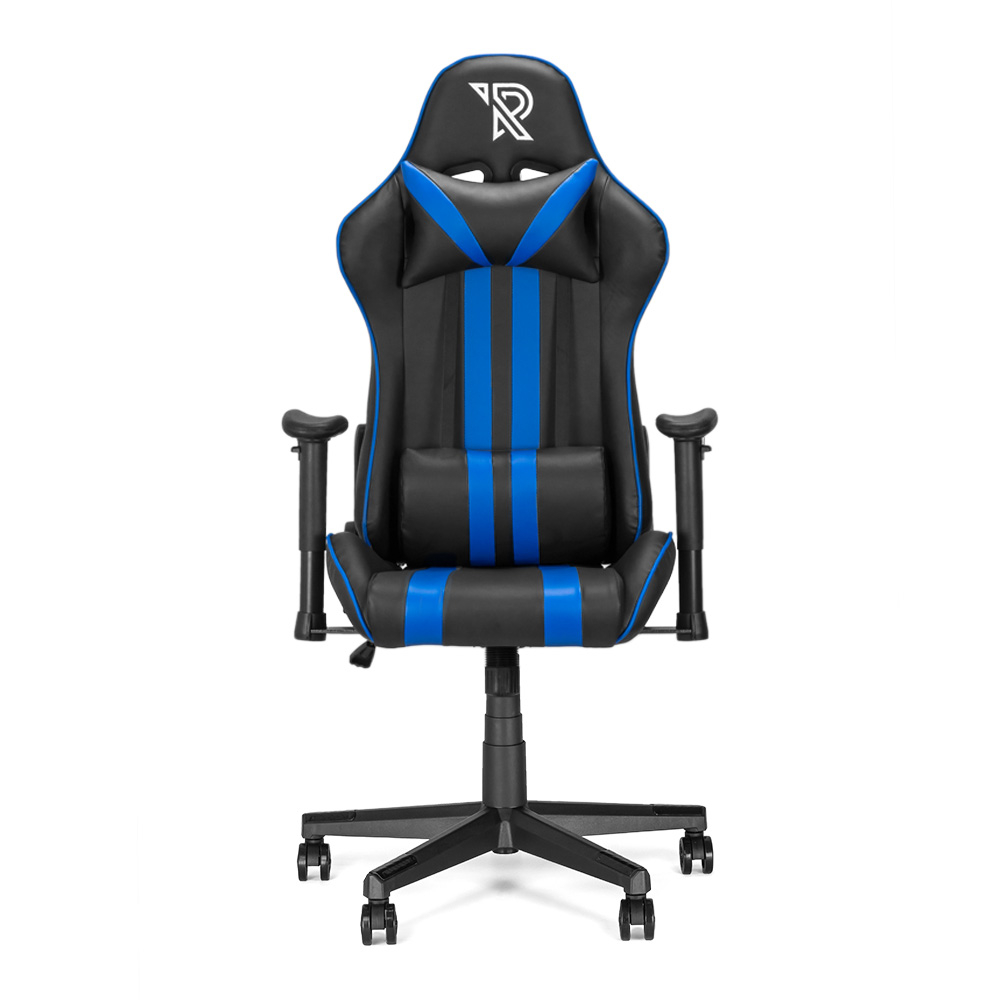RANQER  Felix - Chaise gamer / Chaise gaming - Noir / Bleu