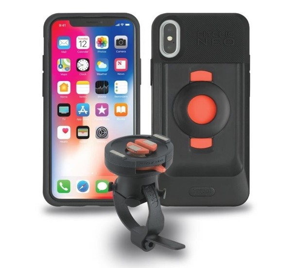 TIGRA  Sport porte-v&eacute;lo avec housse FitClic NeoiPhone X/XS