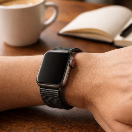 Réglage du velcro du bracelet Apple Watch Sport Loop au poignet