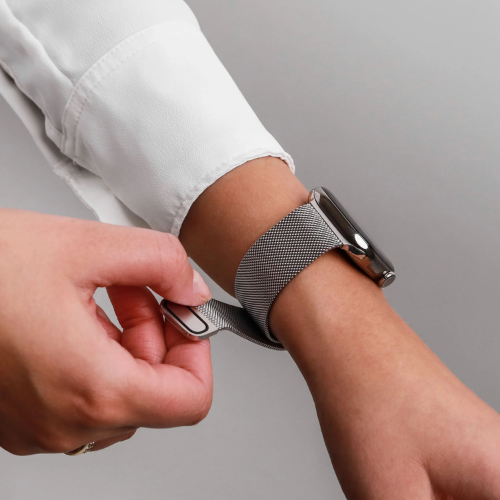 Compatibilité du Milanese Loop avec les tailles de boîtier Apple Watch de 38 à 49 mm