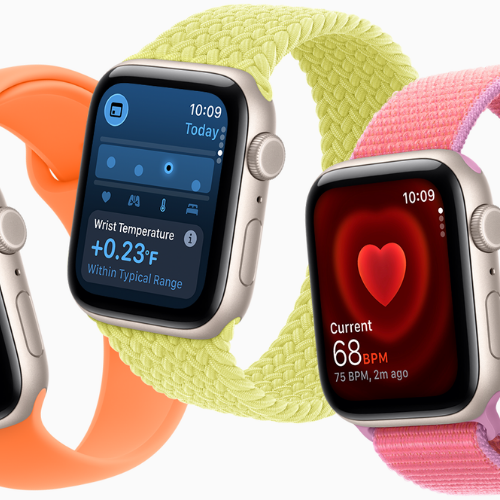 Gros plan du boucle du bracelet Apple Watch Woven Nylon