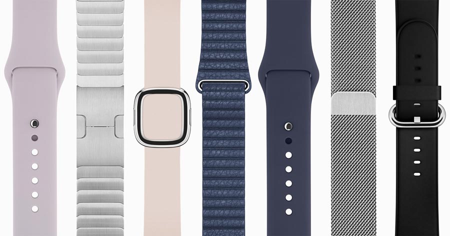 Variantes de bracelets Apple Watch