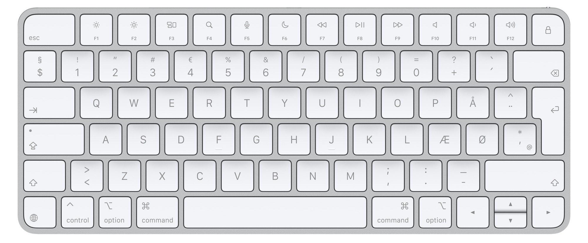 Clavier QWERTY danois Clavier QWERTY danois