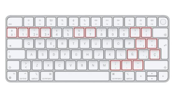 Clavier QWERTY Espagnol